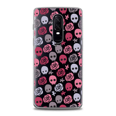 Lex Altern TPU Silicone OnePlus Case Floral Skulls