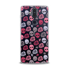 Lex Altern TPU Silicone Nokia Case Floral Skulls
