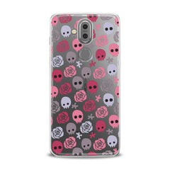Lex Altern TPU Silicone Phone Case Floral Skulls
