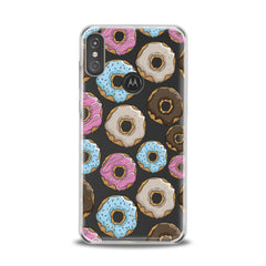 Lex Altern TPU Silicone Motorola Case Doughnuts Pattern