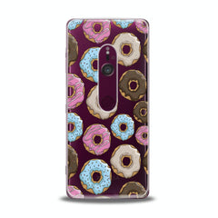 Lex Altern TPU Silicone Sony Xperia Case Doughnuts Pattern