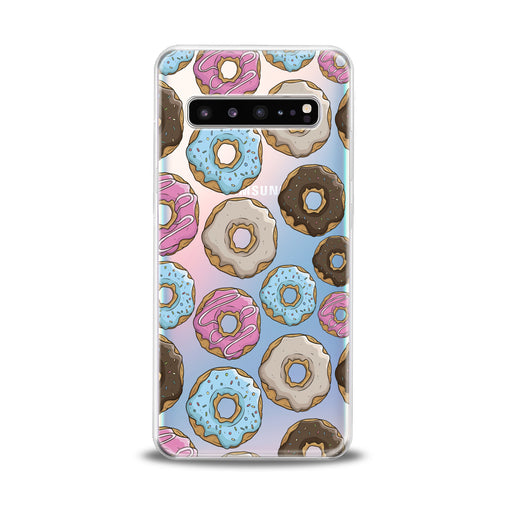 Lex Altern Doughnuts Pattern Samsung Galaxy Case
