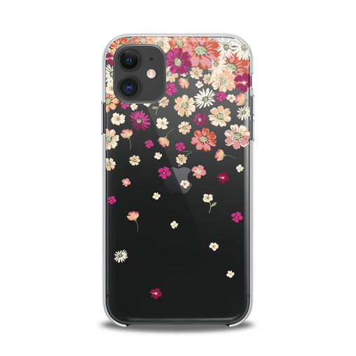 Lex Altern TPU Silicone iPhone Case Falling Flowers