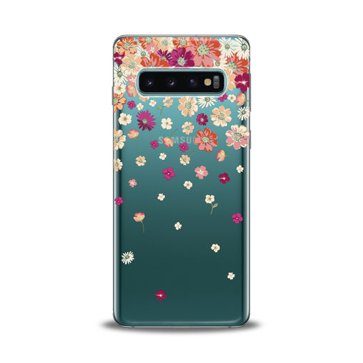 Lex Altern Falling Flowers Samsung Galaxy Case