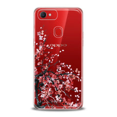 Lex Altern TPU Silicone Oppo Case Red Flowers