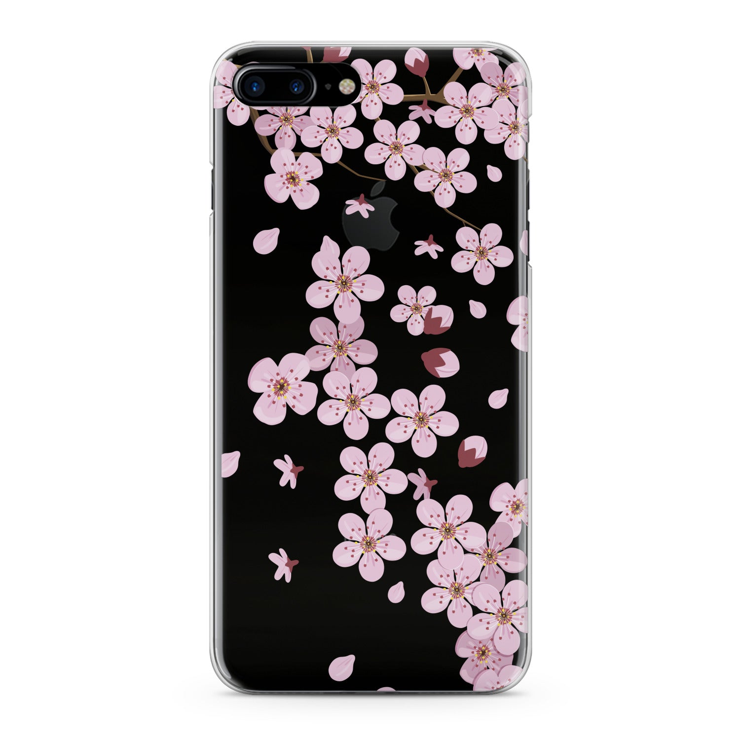 Lex Altern Pink Floral Print Phone Case for your iPhone & Android phone.