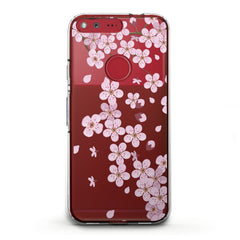 Lex Altern TPU Silicone Phone Case Pink Floral Print