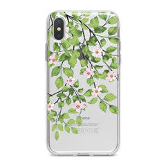 Lex Altern TPU Silicone Phone Case Green Floral Branches