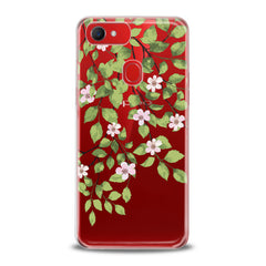 Lex Altern TPU Silicone Oppo Case Green Floral Branches
