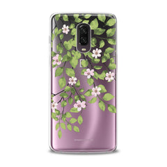 Lex Altern TPU Silicone Phone Case Green Floral Branches