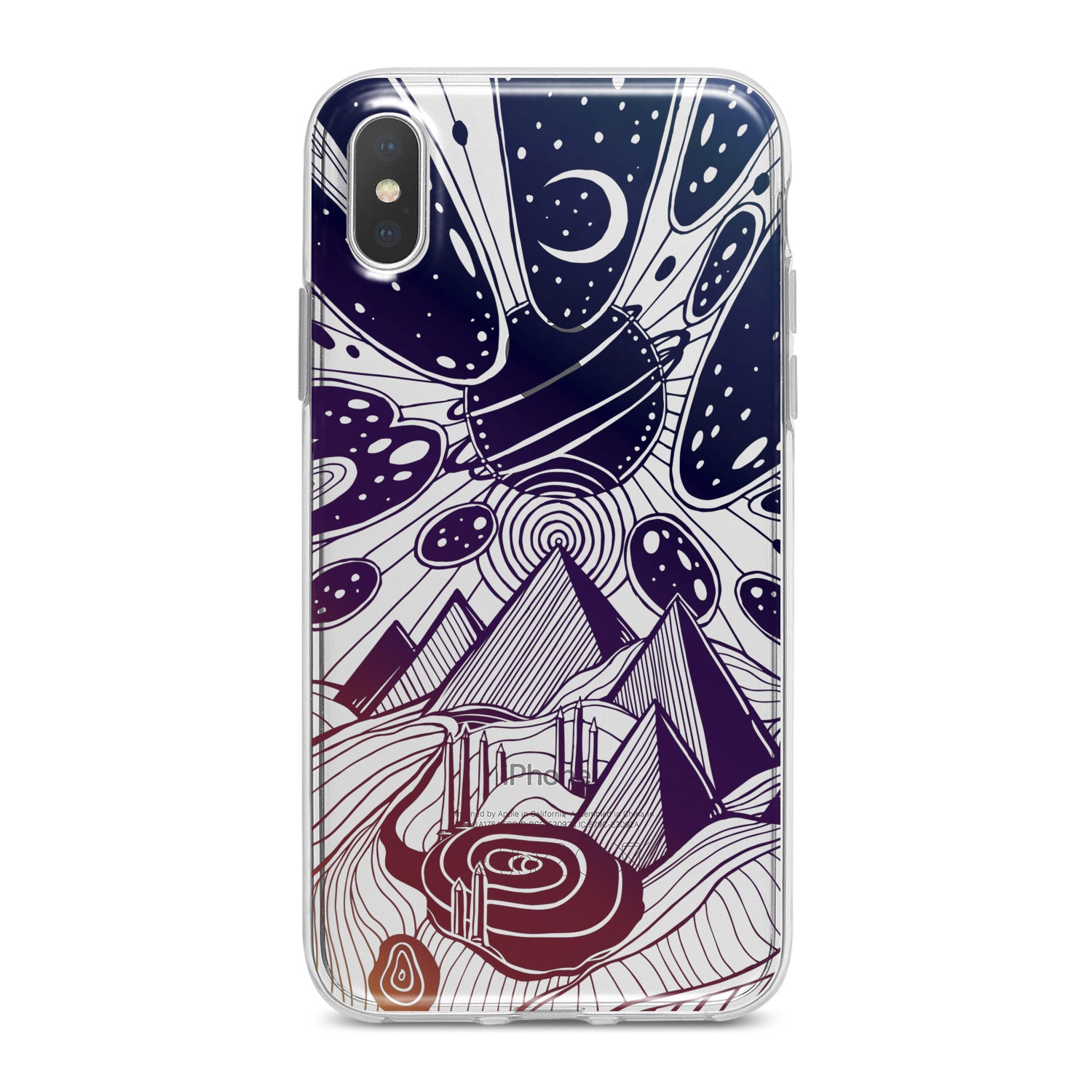 Lex Altern Giza Pyramids Phone Case for your iPhone & Android phone.