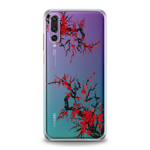 Lex Altern Red Blossom Tree Huawei Honor Case
