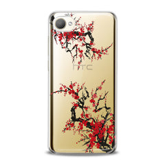 Lex Altern TPU Silicone HTC Case Red Blossom Tree