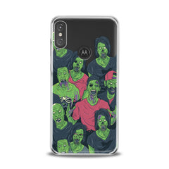 Lex Altern TPU Silicone Motorola Case Green Zombie