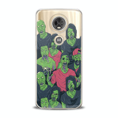 Lex Altern TPU Silicone Motorola Case Green Zombie