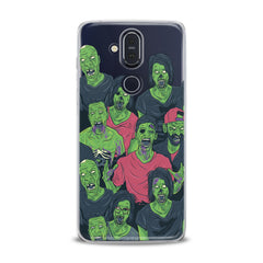 Lex Altern TPU Silicone Nokia Case Green Zombie