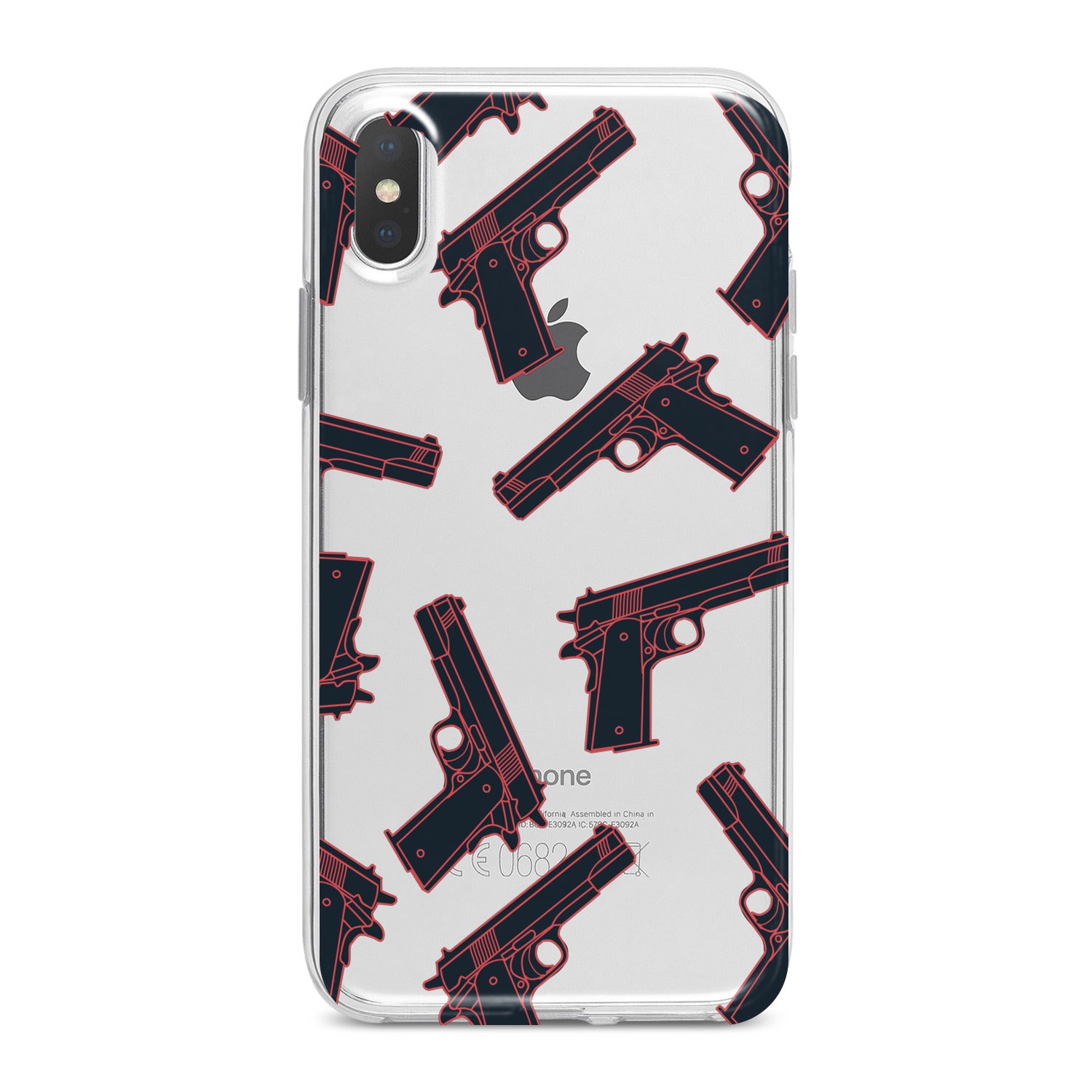 Lex Altern Gun Pattern Phone Case for your iPhone & Android phone.
