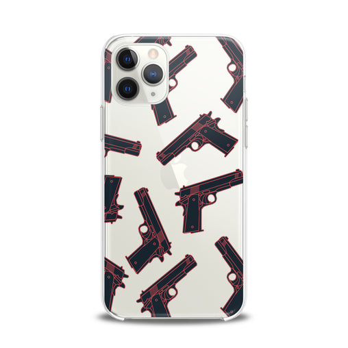 Lex Altern TPU Silicone iPhone Case Gun Pattern