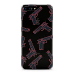 Lex Altern TPU Silicone Phone Case Gun Pattern