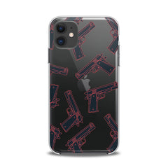 Lex Altern TPU Silicone iPhone Case Gun Pattern