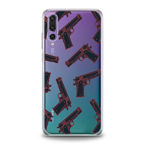 Lex Altern Gun Pattern Huawei Honor Case