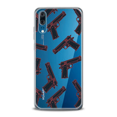 Lex Altern TPU Silicone Huawei Honor Case Gun Pattern