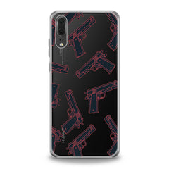 Lex Altern TPU Silicone Huawei Honor Case Gun Pattern
