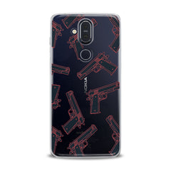 Lex Altern TPU Silicone Nokia Case Gun Pattern