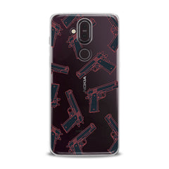 Lex Altern TPU Silicone Nokia Case Gun Pattern