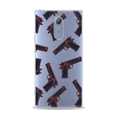 Lex Altern TPU Silicone Sony Xperia Case Gun Pattern