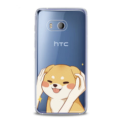 Lex Altern TPU Silicone HTC Case Kawaii Shiba Inu