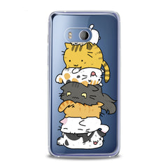 Lex Altern TPU Silicone HTC Case Cute Funny Kitties
