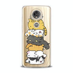 Lex Altern TPU Silicone Motorola Case Cute Funny Kitties