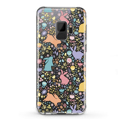 Lex Altern TPU Silicone Samsung Galaxy Case Floral Cute Bunny