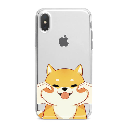 Lex Altern Smiling Shiba Inu Phone Case for your iPhone & Android phone.