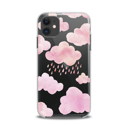 Lex Altern TPU Silicone iPhone Case Pink Clouds