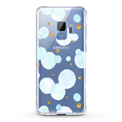 Lex Altern TPU Silicone Samsung Galaxy Case Blue Bubbles