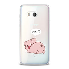 Lex Altern TPU Silicone HTC Case Pink Piglet