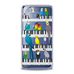 Lex Altern TPU Silicone HTC Case Colorful Parrots