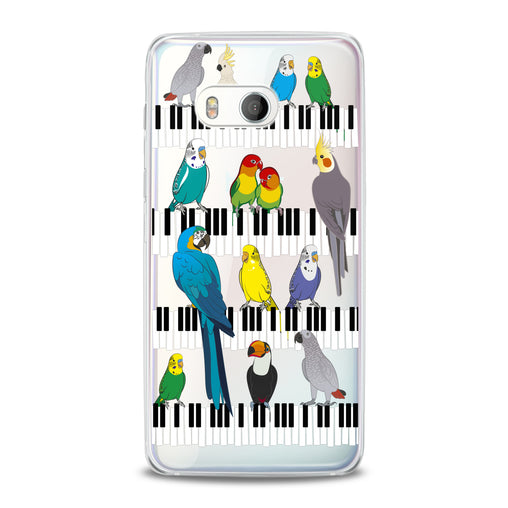 Lex Altern Colorful Parrots HTC Case