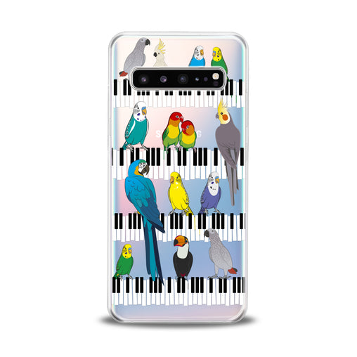 Lex Altern Colorful Parrots Samsung Galaxy Case