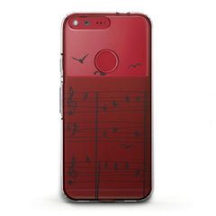 Lex Altern TPU Silicone Phone Case Melodic Pattern