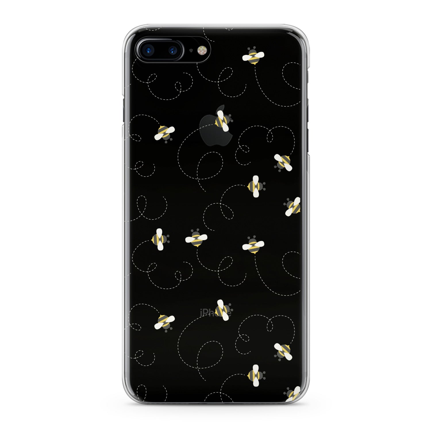 Lex Altern Small Bee Pattern Phone Case for your iPhone & Android phone.