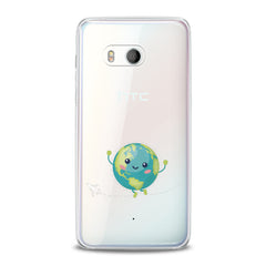 Lex Altern TPU Silicone HTC Case Cute Blue Earth