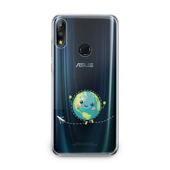 Lex Altern TPU Silicone Asus Zenfone Case Cute Blue Earth