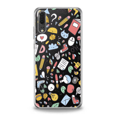 Lex Altern Bright Funny Stickers Huawei Honor Case