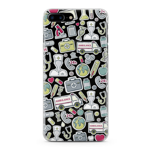 Lex Altern Nice Medical Stickers Phone Case for your iPhone & Android phone.
