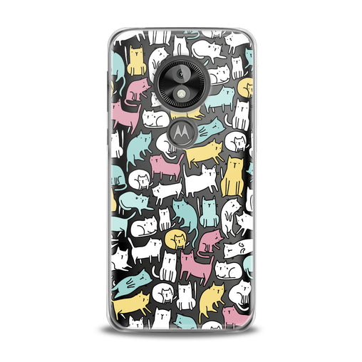 Lex Altern Bright Colored Cats Motorola Case