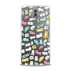 Lex Altern TPU Silicone Phone Case Bright Colored Cats