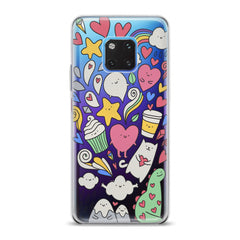 Lex Altern TPU Silicone Huawei Honor Case Lovely Stickers Art